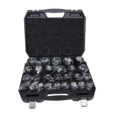 Image of US PRO Tools 3/4&quot; DR 17mm 60mm Impact Socket Set HGV Long Reach Sockets 3690