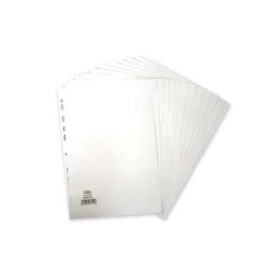 Image of Elba A4 12 Part 160gsm Divider White