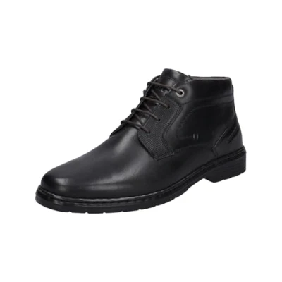 Image of Josef Seibel Men Lace up Ankle Boot Alastair 17, Men&#039;s Boots,Width K (Extra Wide),Removable Insole,Black (Schwarz),45 EU / 10 UK