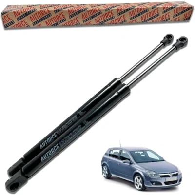 Image of AUTORCE 2 Pcs Rear Tailgate Boot Gas Struts Intended For Vauxhall Opel Astra H MK5 2004 2009 Lift Support Shock Absorber System 570 (N) 475 MM 132757, 13122695