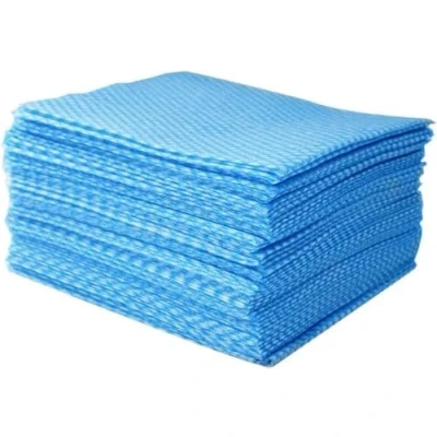 Image of LARGE JCloth Non Woven Cleaning Cloths Blue 50cm X 36cm by Janit 100 Units