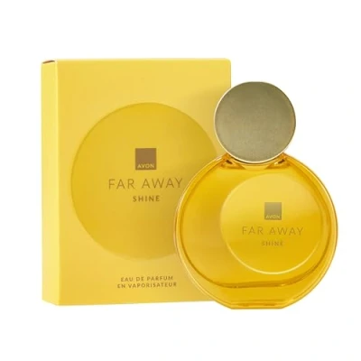 Image of Avon Far Away Shine Eau de Parfum 50ml, Oriental Gourmand Scent Notes, Long Lasting Scent, Perfect for Any Occasion, Cruelty Free