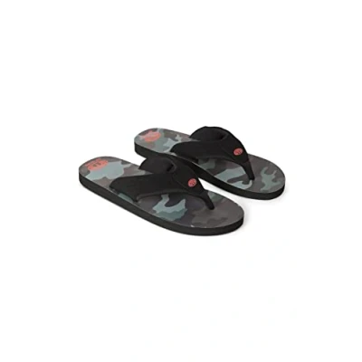 Image of Animal Jekyl Mens Flip Flops Slip on, Lightweight &amp; Comfortable with Soft Padded upper Straps Best for Spring Summer, Beach Outdoors Camouflage Adult Shoe Size 7
