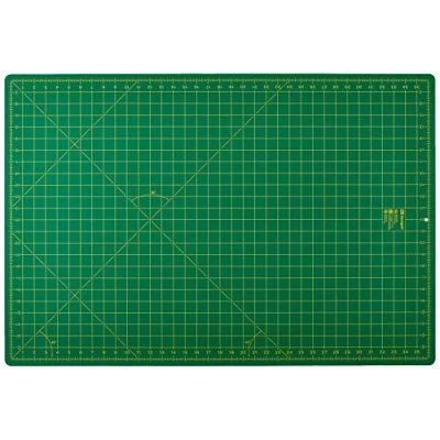 Image of Prym Cutting Mat for Rotary Cutters, Green &amp; Yellow, 90 x 60 cm