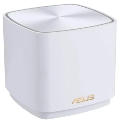 Image of ASUS ZenWiFi XD5 (1pk White) AX3000 Dual Band Mesh Wi Fi 6 System Single Unit GB LAN WAN 160MHz Bandwidth AiMesh AiProtection White 90IG0750 MO3B60