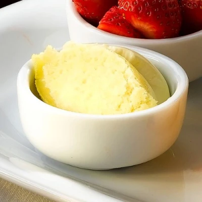 Image of Genware Royal Butter Pat White Pat, Porcelain Dish, Dish Commercial Quality Tableware by