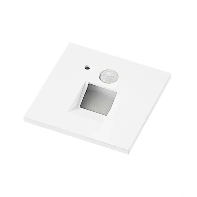 Image of Arcchio LED recessed light Neru, 7 cm, white, angular, sensor