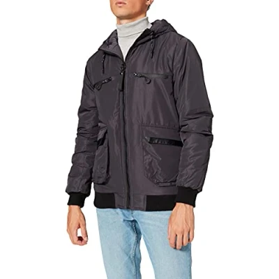 Image of Soul Star Men&#039;s Inverse Jacket, Grey (Charcoal 333333), Large (Size:Large)