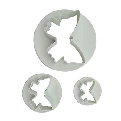 Image of Butterfly Fondant Cutter Set 3 Sizes Sugarcraft Tools (1 Pk)