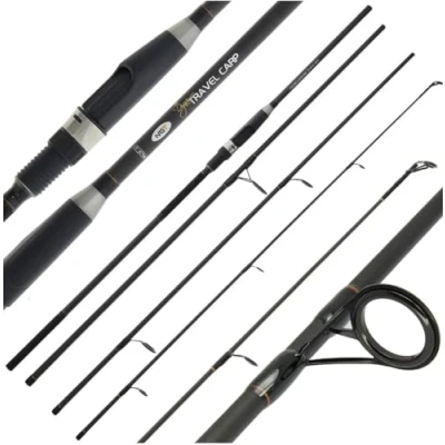 Image of NGT Dynamic Travel Carp Carbon Rod (4 Piece) Green, 11 ft/2.75 lb