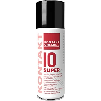 Image of KONTAKT CHEMIE Super 10 is Highly Efficient Contact and Switch Cleaner 200ml, White, Black