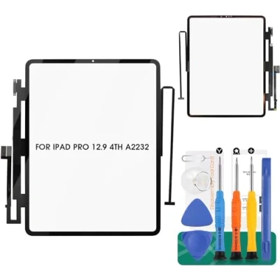 Image of For iPad Pro 12.9 2020 4th Touch Screen Replacement A2069 A2232 A2233 A2229 TouchScreen Digitizer Panel Sensor Glass Lens Kits