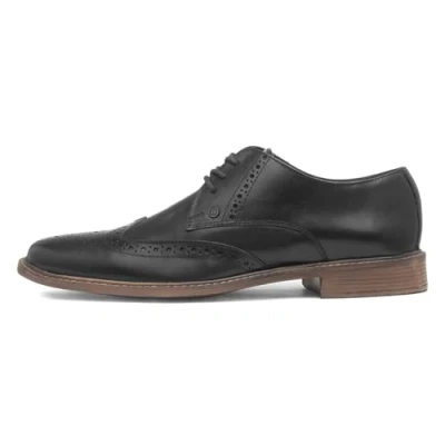 Image of Ben Sherman Mens Andy Brogue Shoes Black 9 UK