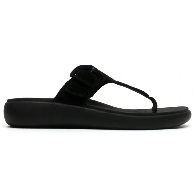 Image of Vionic Activate Suede Women&#039;s Toe Post Sandals