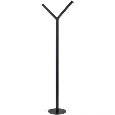 Image of Lucande LED floor lamp Ilian, black, metal, CCT, dimmable