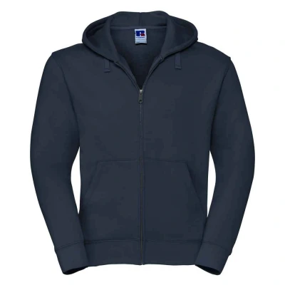Image of Russell Athletic Mens Authentic Hooded Sweatshirt / Hoodie (French Navy) Size 5XL