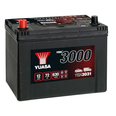 Image of Yuasa YBX3031 12V 72Ah 630A SMF Battery