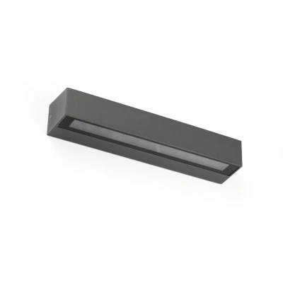 Image of Doro 20 Integrated LED Up Down Lighter Outdoor Wall Light Grey, 3000K, IP65