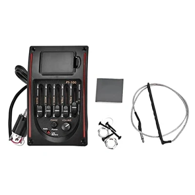 Image of Guitar Pickup, EQ PS 500 5Band Equalizer Digital Tuner Pickup for Acoustic
