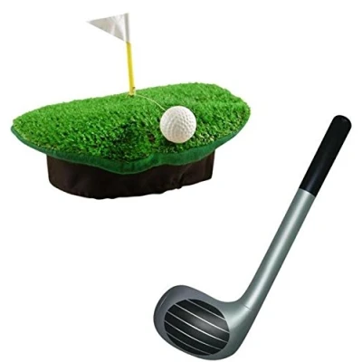 Image of Henbrandt Golf Hat and 92cm Inflatable Club Sports Fancy Dress Stag Night