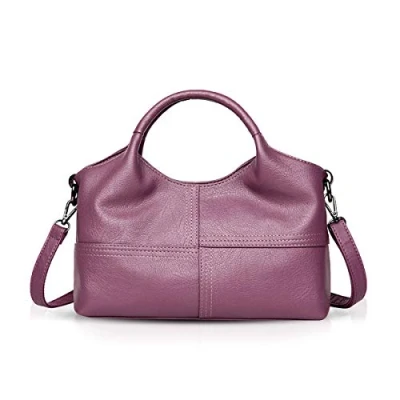 Image of NICOLE &amp; DORIS Women Handbags Fashion Shoulder Bags for Lady Top Handle Over The Soft PU Leather Violet