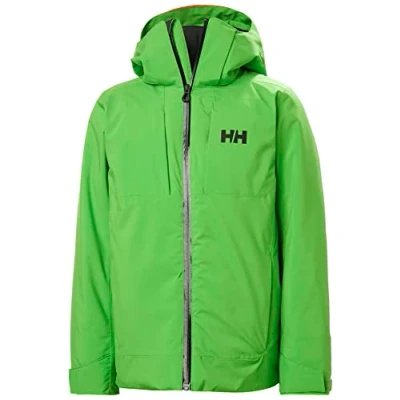Image of Helly Hansen Junior Unisex Jr Alpha Ins Jacket, CLOVER, 10 Years UK