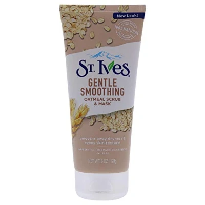 Image of St Ives Gentle Smoothing Oatmeal Scrub &amp; Mask 170G