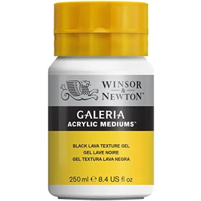 Image of Winsor &amp; Newton 3040812 Galeria Black Lava 250ml