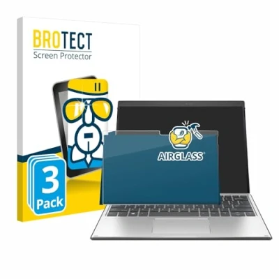 Image of brotect Glass Screen Protector Film compatible with HP Elite x2 G8 (3 Pack) Foil 9H Protection [Scratch Resistant, High Clarity]