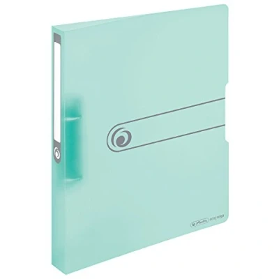 Image of Herlitz Ring Binder PP a4 2 Rings 25 mm Easy Orga to Go Mint