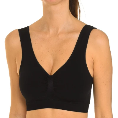 Image of Intimidea Womens Reggiseño push up bra Gold 110621 woman Black Polyamide Size Small/Medium
