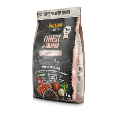 Image of Belcando Finest GF Salmon [4 kg] Grain Free Dog Food Dry for Small and Medium Dogs Complete from 1 Year