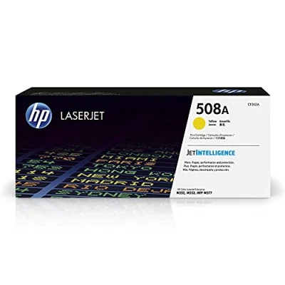 Image of HP CF362A 508A Original LaserJet Toner Cartridge, Yellow, Single Pack