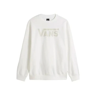 Image of Vans Mens Classic Crew b Sweatshirt, White, XL UK