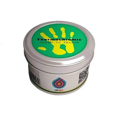 Image of SFXC Thermochromic Acrylic Paint Green to Neon Yellow (250ml)