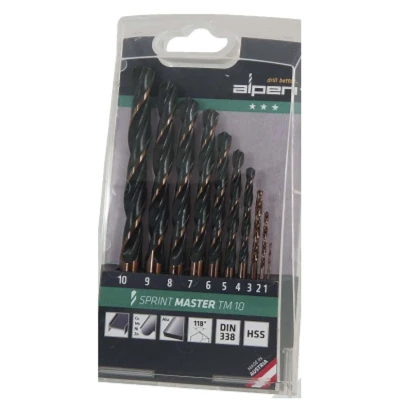 Image of Alpen 811092100 Drill Bit Case &quot;Sprint Master&quot; TM, 0 V, Grey, 1 10 x 1.0 mm
