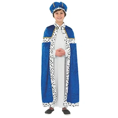 Image of Fun Shack Kids Wise Man Costume, 3 Men Costume Kids, Wiseman Nativity King Medium