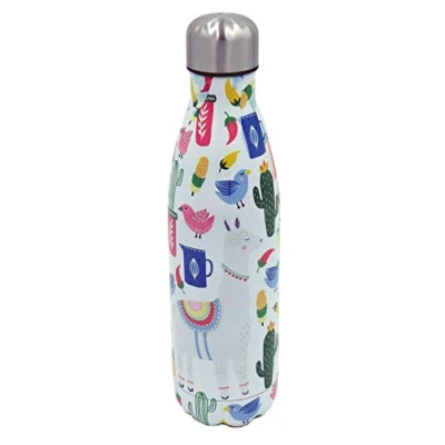 Image of Robert Frederick Llamas and Cactus Hydration Bottle, Stainless Steel