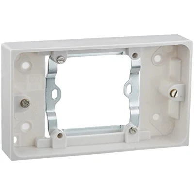 Image of Pro Elec 868 SINGLE TO DOUBLE 13A SOCKET CONVERTOR, White