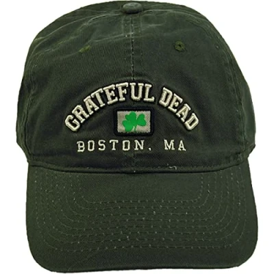 Image of Grateful Dead Men&#039;s Liquid Blue Boston 91 Baseball Hat Cap, Green, One Size