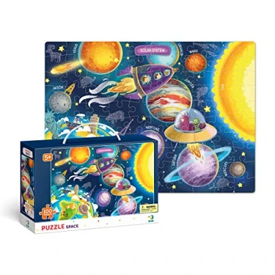 Image of Dodo D300141 Educational Space Puzzle 100 Pieces