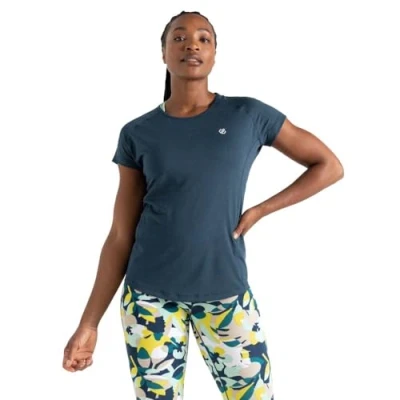 Image of Dare 2b Women&#039;s Quick Drying Corral Lightweight T Shirt Moonlight Denim Marl, Size: 18