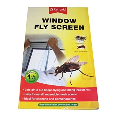Image of Rentokil Window Fly Wasp Mosquitoes Insect Screen Net Netting FW20