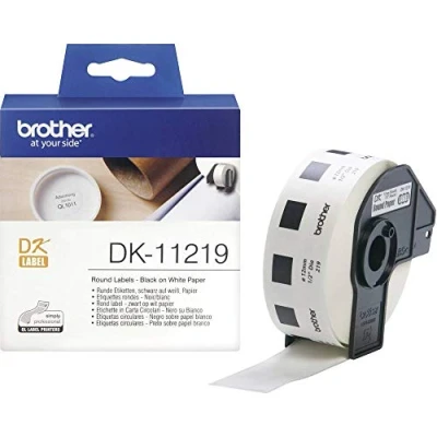 Image of BROTHER Label Roll, Black, Standard Yield