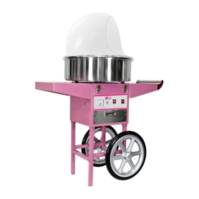 Image of Royal Catering RCZC 1200E Candy Floss Maker with Wagon 1200 W Cover Included