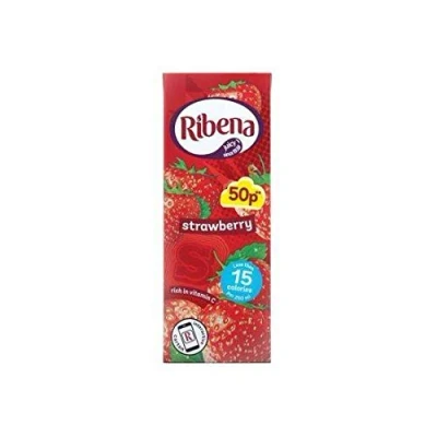 Image of Ribena Strawberry Flavour Cartons (24 x 250ml Cartons)