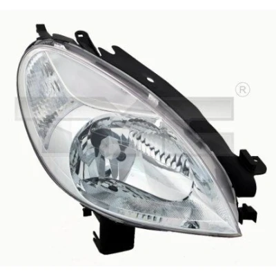 Image of 620637 Headlights TYC 20 1065 05 2 right H4 for hand traffic without electric motor CITROËN: Xsara Picasso