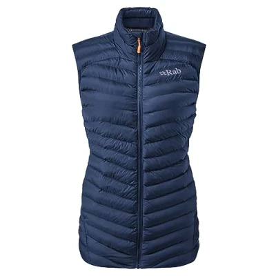 Image of Rab Women’s Cirrus Synthetic Insulated Vest Water Resistant Windproof Full Zip for Trekking, Mountaineering, &amp; Casual Patriot Blue 8