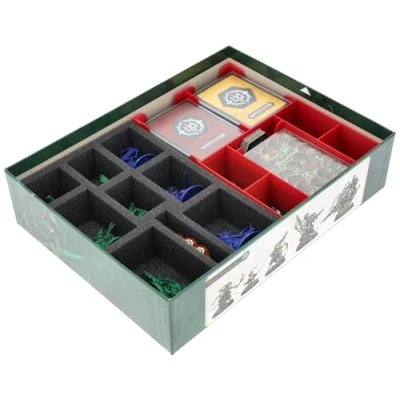Image of Feldherr Foam Set + Organizer compatible with Warhammer Underworlds: Embergard core game box insert protection for miniatures, organization material