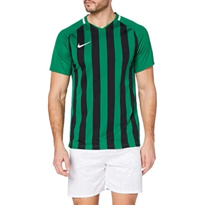 Image of Nike Men&#039;s Striped Division III Football Jersey T Shirt, Royal Blue/Black/White/(White), S, 894081